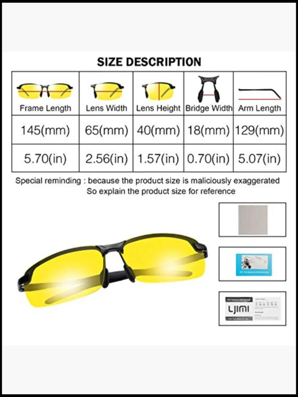 Polarized Photochromic Sunglasses UV400 Lightweight Sport Cycling Driving